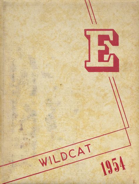 1954 yearbook from Earlsboro High School from Earlsboro, Oklahoma