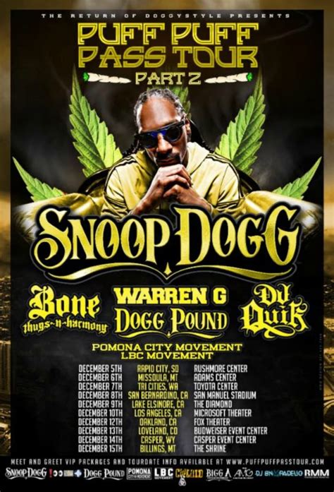 Fifteen Years After His Original Puff Puff Pass Tour, Snoop Dogg Announces Part 2 | Complex