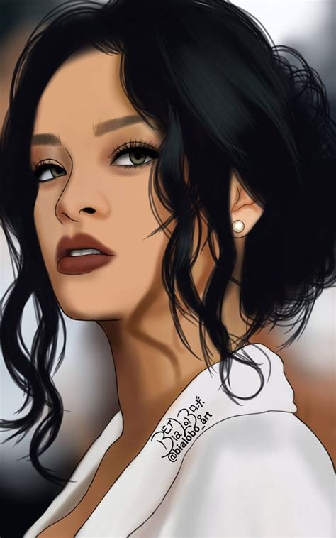 Rihanna Fanart byBiaLobo by BiaLobo. Black girl magic art, Rihanna ...