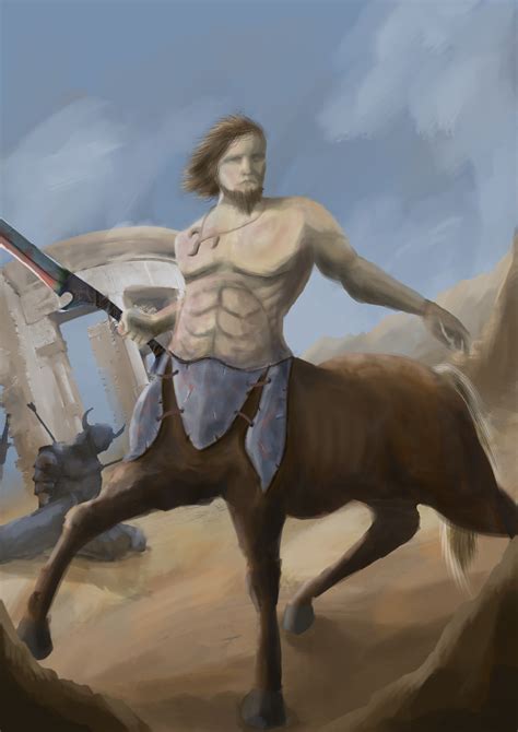 [OC][ART] Turignon, the centaur DnD art by me : r/DungeonsAndDragons