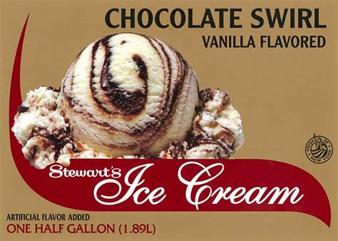 Freshly-Made Chocolate Swirl Ice Cream Flavor | Stewart's Shops