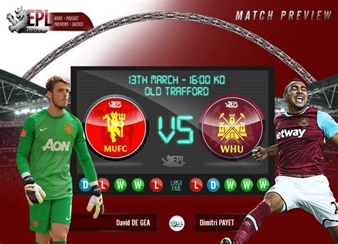 West Ham vs Manchester United FA Cup Preview - EPL Index: Unofficial English Premier League ...