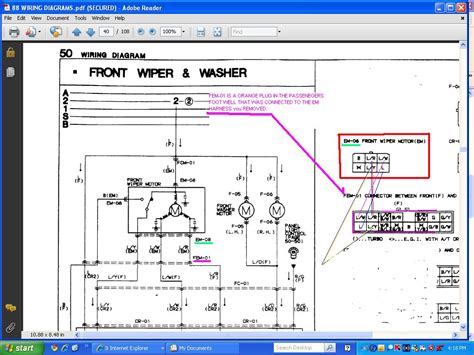 Ford Windshield Wiper Motor Wiring Diagram