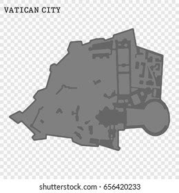 High Quality Map Vatican City Borders Stock Vector (Royalty Free ...