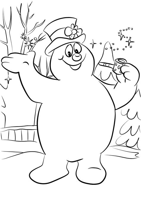 27 Free Frosty The Snowman Coloring Pages Printable