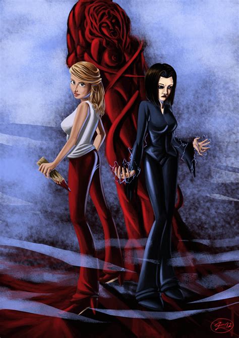 Buffy and Willow by SuperJean83 on DeviantArt