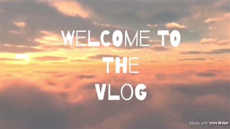 New vlog intro - YouTube