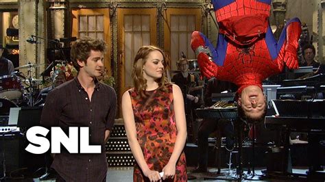 Monologue: Emma Stone on Spider-Man - SNL - YouTube