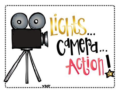 Lights Camera Action Board - ClipArt Best