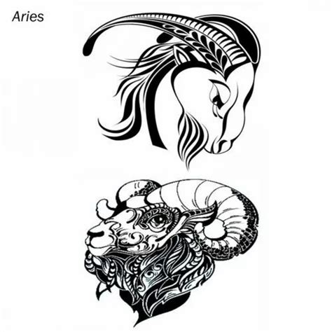 Aries Zodiac Sign Tattoo at best price in New Delhi by Voorkoms | ID ...