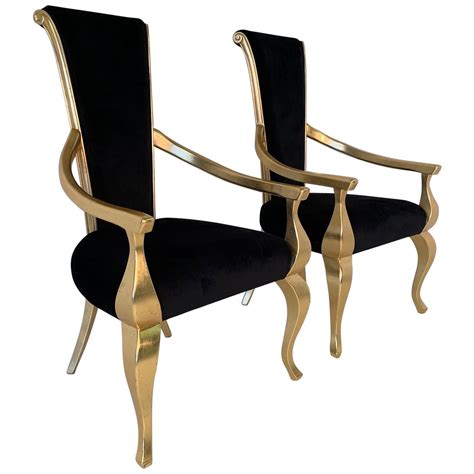 Pair of Italian Art Deco Chairs with Armrest at 1stDibs | italian art ...