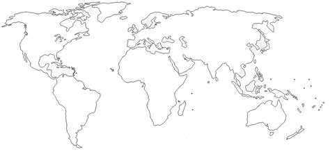 Blank World Map by aleutia on DeviantArt