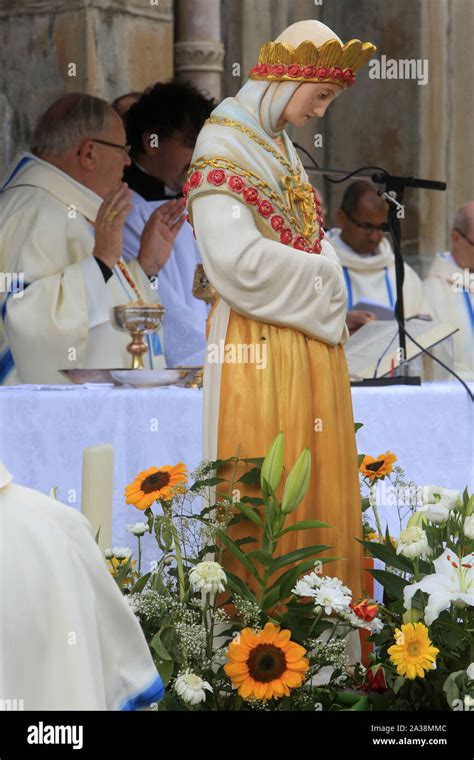 Our Lady of la Salette. Shrine of Our Lady of la Salette. Haute-Savoie. France Stock Photo - Alamy