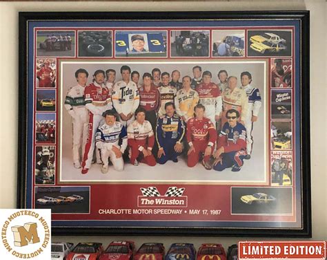 Tim Richmond 1987 Poster Home Decor Poster Canvas - Mugteeco