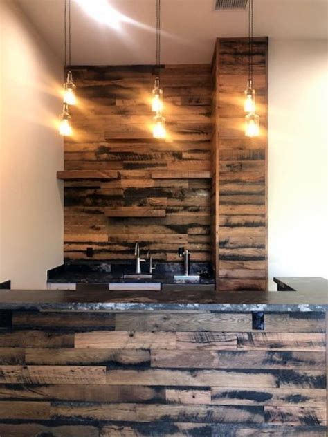 Loving this project we completed with a client in Arizona. Shown here is our Reclaimed Oak Wall ...
