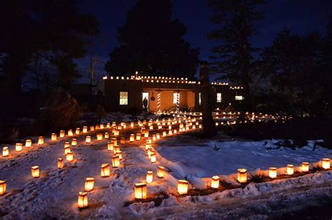 Santa Fe Christmas Lights | Mexico nature, Christmas lights, Lights