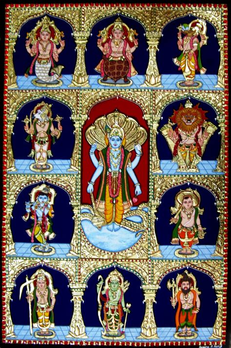 Dasavatharam - The 10 incarnations Of Lord Vishnu