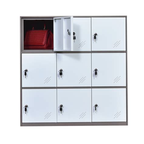 Buy 9 Door Metal Locker, Office Cabinet Locker,Living Room and School ...