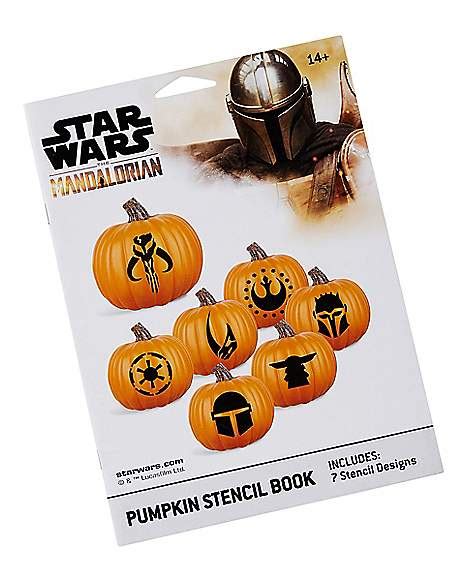 The Mandalorian Pumpkin Carving Stencils - Spirithalloween.com