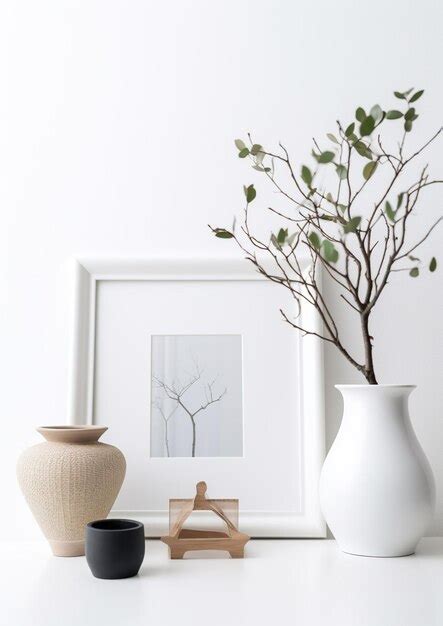 Premium AI Image | Minimalist Elegance White Background with ...