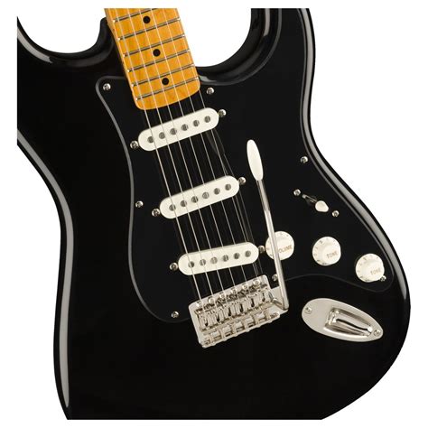 Squier FSR Classic Vibe 50s Stratocaster MN, Black w/ Black Pickguard ...