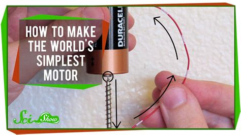 How to Make the World's Simplest Motor: SciShow Experiments | Learning science, Science ...