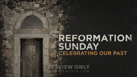 Reformation Sunday - Title Graphics | Igniter Media