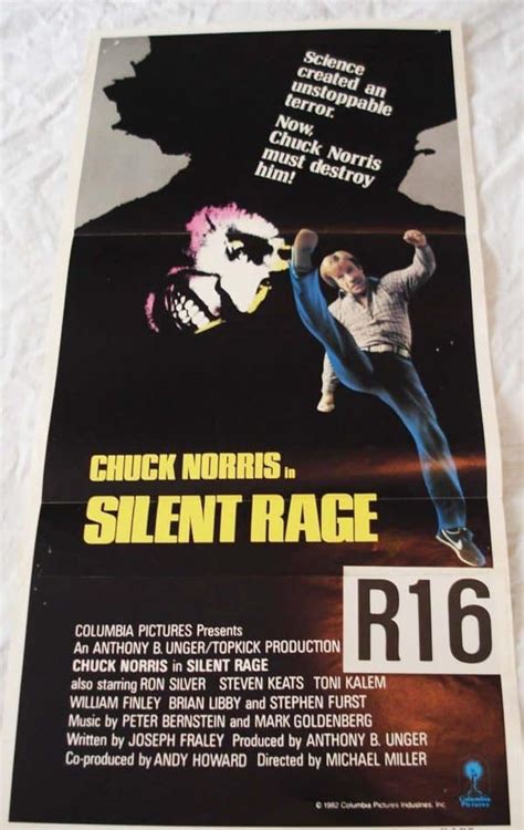 SILENT RAGE - Fred's Movie Poster