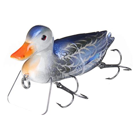 ZANLURE 1PC 15CM 90g Floating Duck Shape Fishing Lure With Hook Topwater Artificial Soft Bait ...