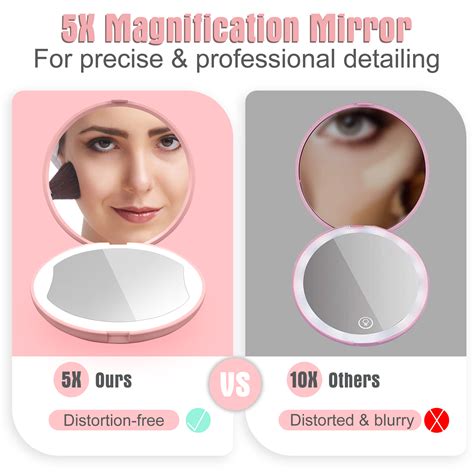 Stainless Steel Make Up Light Led Portable Touch Screen Makeup Mirror With Led - Buy Wholesale ...