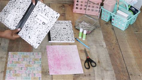 Dollar Tree DIY Composition Notebook: Easy Back to School Projects