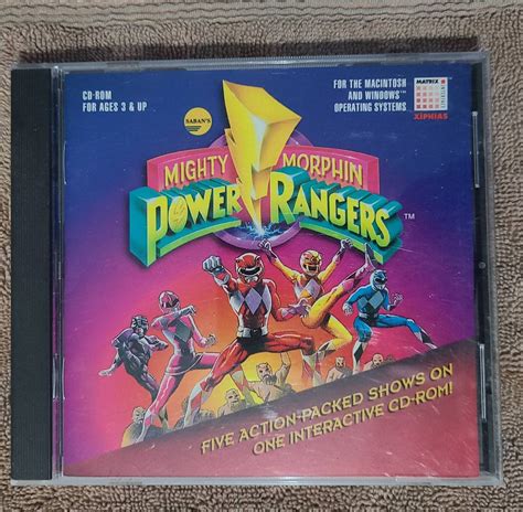 Mighty Morphin Power Rangers Interactive Cd-rom 1994 - Etsy