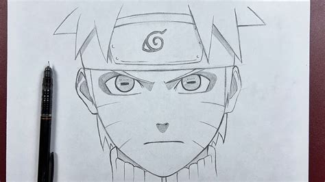 How to draw Naruto sage mode | Naruto sketch | step-by-step - YouTube