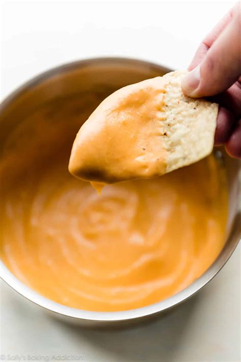 Spicy Nacho Cheese Sauce - Sally's Baking Addiction