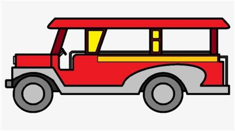 Jeepney Vector - Jeepney Side View Vector, HD Png Download - kindpng