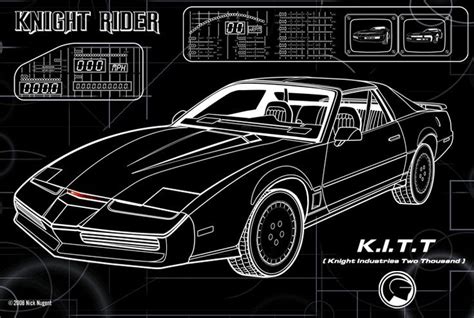 Knight Rider Car Coloring Pages