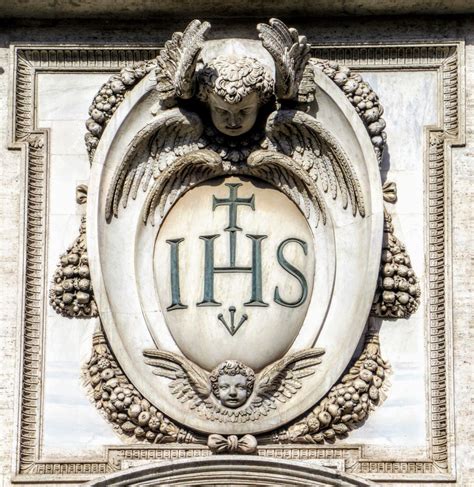 IHS, symbol of the Jesuits, Chiesa del Gesu. | Vatican museums, History ...