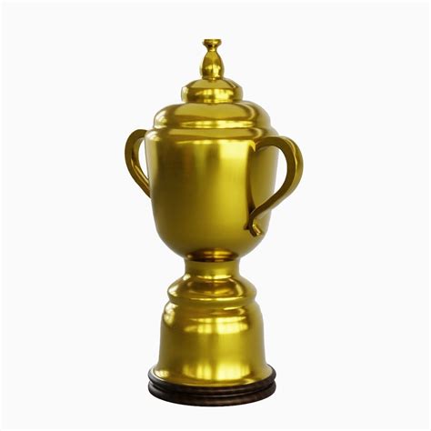 Gold Trophy Cup 3D model | CGTrader