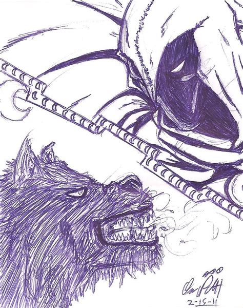 [Fan Art] Moon Knight vs. Werewolf By Night - Short comic strip by me ...