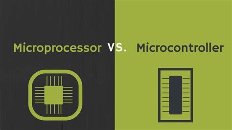 Difference between Microprocessor and Microcontroller - YouTube