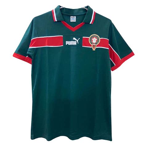 Retro 1998 Morocco Home Soccer Jersey - Team Soccer Jerseys