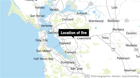 Fast-moving brush fire in Alameda County nearly contained - Los Angeles ...