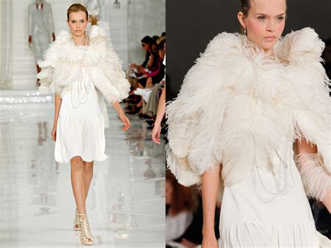 Dawn J's fashion wedding gown: Ralph Lauren 2012 collection