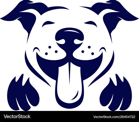 Dog logo design template icon logo Royalty Free Vector Image