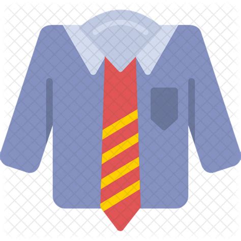 School Uniform Icon - Download in Flat Style