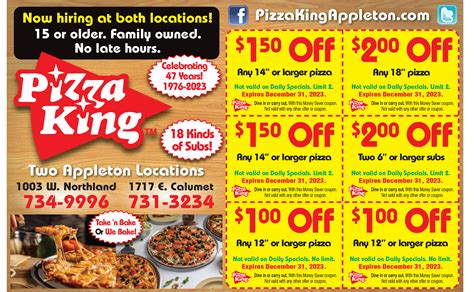 Pizza King - Money Saver