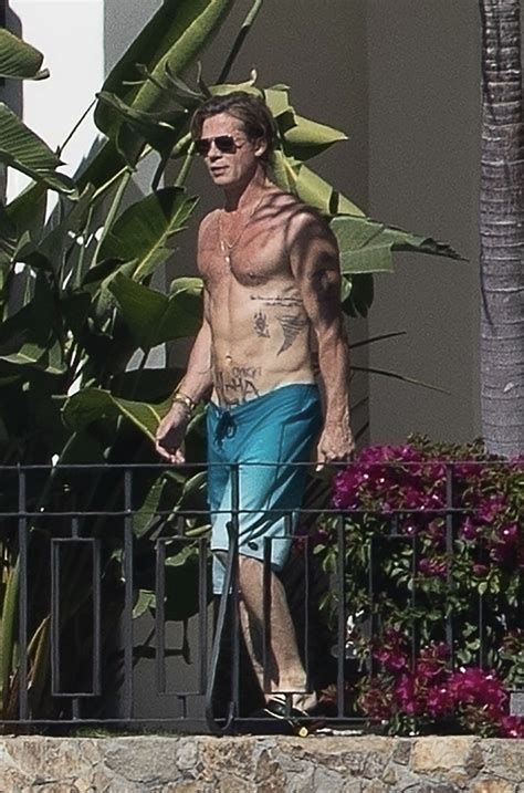 Brad Pitt at 60 in Cabo : r/pics