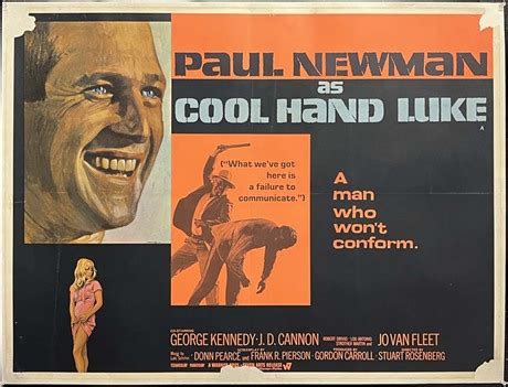 Cool Hand Luke Poster, UK Quad, 1967, Chantrell Thomas