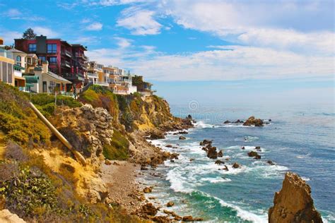 Corona del Mar Homes stock image. Image of newport, beach - 16273999