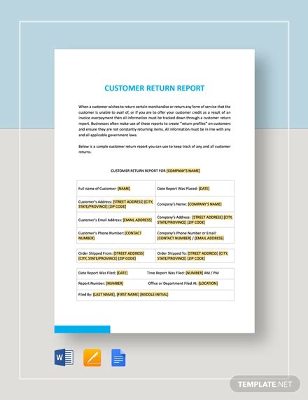 6+ Customer Visit Report Templates - Word, Pages, PDF, | Free & Premium Templates